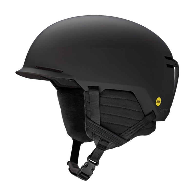 Smith Scout Snow Helmet â€“ Adult Ski & Snowboard Helmet with MIPS Technology, Adjustable Fit, Ear Padding & Ventilation â€“ Head Protection for Men & Women â€“ Matte Black, Large - Image 1